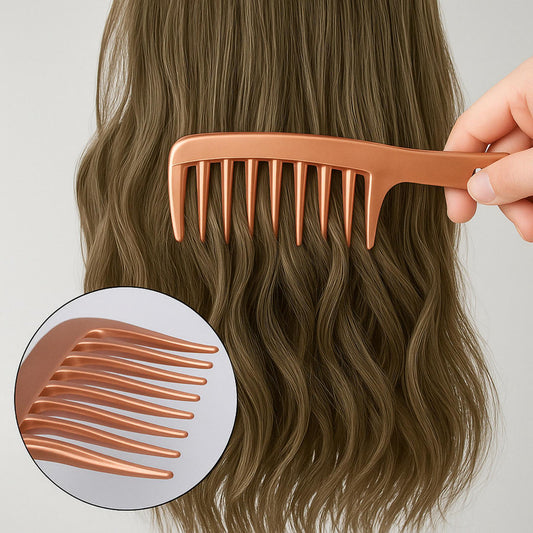 Peigne Larges Dents Satiné – Démêlage Doux & Élégant